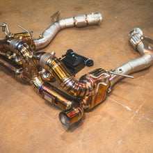 Valvetronic Designs 15-19 Ferrari 488 GTB,Spider 3.9L Full Exhaust System, Grade 5 Titanium Bespoke OEM Style Valvetronic Tips - FER.488.VSES.FF.TI