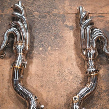 Valvetronic Designs 2006-2012 Ferrari 599 GTB Fiorano, 6.0L Full Exhaust System With Free Flow Headers, Grade 5 Titanium Titanium Bespoke OEM Style Valvetronic Tips - FER.599.VSES.FFH.TI