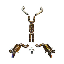 Valvetronic Designs 2008-2014 Ferrari California T, 3.9L Full Exhaust System, Grade 5 Titanium Titanium Bespoke OEM Style Valvetronic Tips - FER.CALI.43.VSES.FF.TI