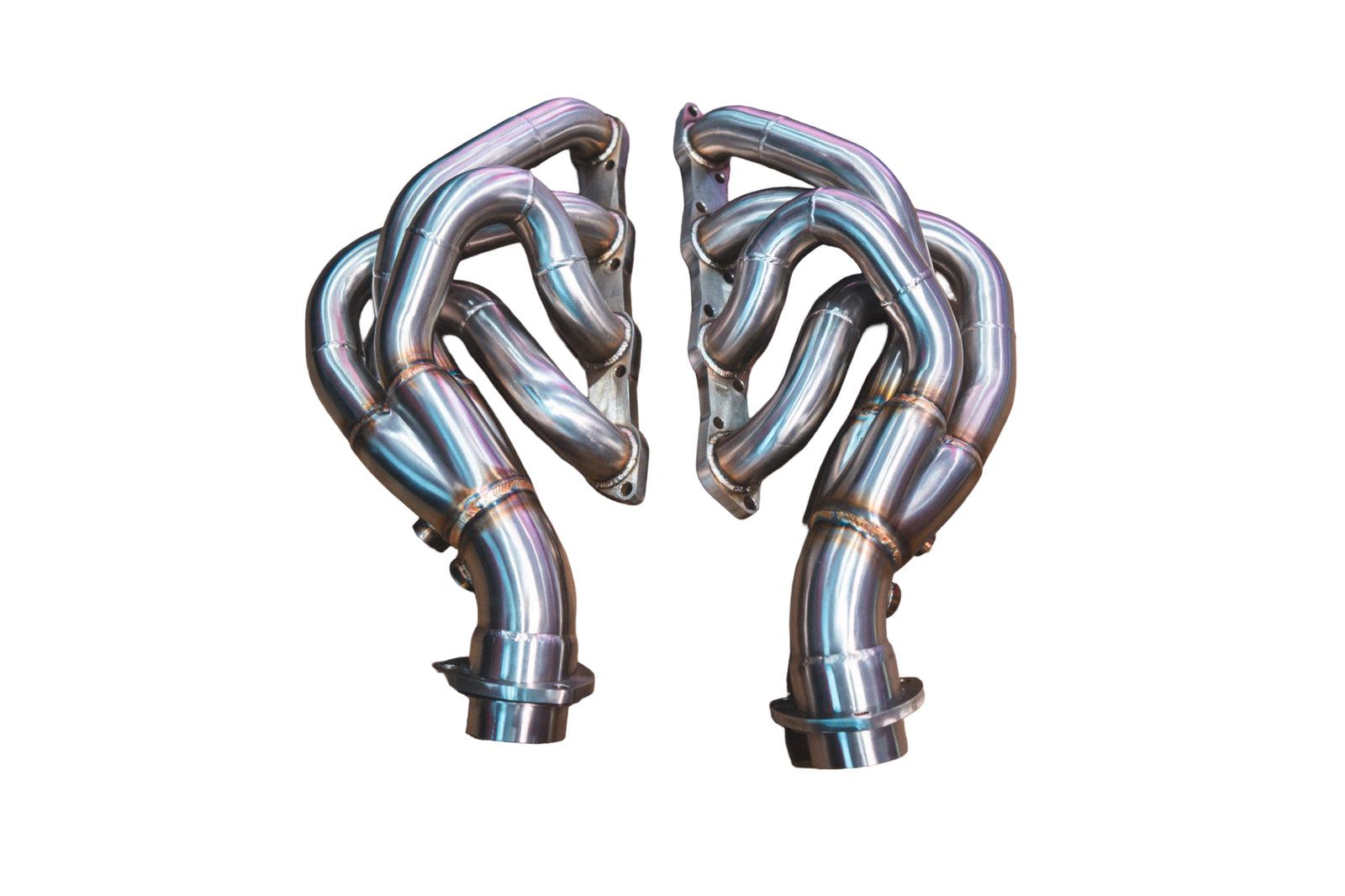 Valvetronic Designs 2004-2009 Ferrari F430 4.3L, Free Flow Exhaust Headers, T304 Stainless Steel - FER.F430.FFH.BR