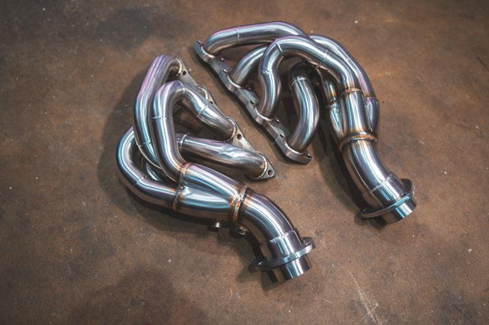 Valvetronic Designs 2004-2009 Ferrari F430 4.3L, Free Flow Exhaust Headers, T304 Stainless Steel - FER.F430.FFH.BR