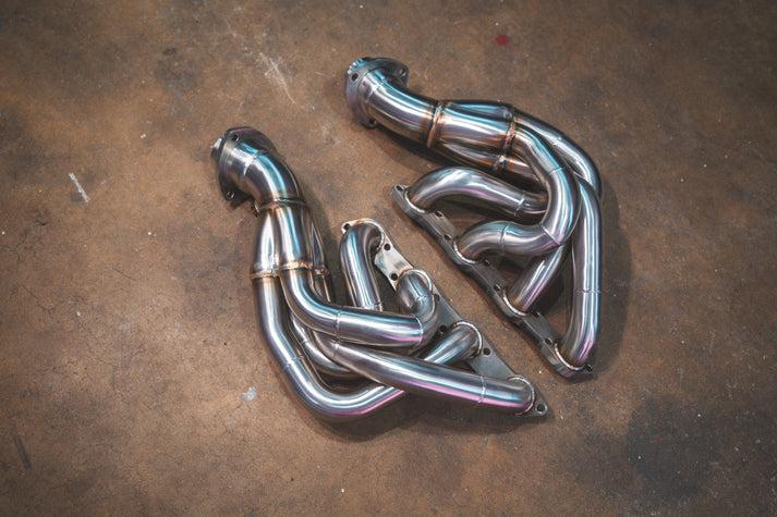 Valvetronic Designs 2004-2009 Ferrari F430 4.3L, Free Flow Exhaust Headers, T304 Stainless Steel - FER.F430.FFH.BR