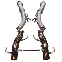 Valvetronic Designs 2019-2025 Ferrari SF90 Stradale 3.9L Full Exhaust System, Grade 5 Titanium Reuses OEM Style Tips - FER.SF90.F1.VSES.FF.TI