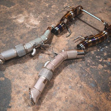 Valvetronic Designs 2019-2025 Ferrari SF90 Stradale 3.9L Full Exhaust System, Grade 5 Titanium Reuses OEM Style Tips - FER.SF90.F1.VSES.FF.TI