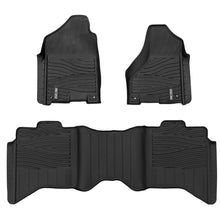 Rough Country Flex-Fit Floor Mats FR & RR Crew Cab Ram 1500 2WD/4WD (2012-2018 & Classic) (2012-2024 1500, 1500 Classic) - FF-31213