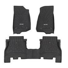 Rough Country Flex Fit Floor Mats FR & RR 4 Door Jeep Wrangler Unlimited 4WD (18-26) (2019-2026 Wrangler) - FF-60112