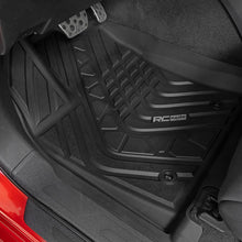 Rough Country Flex-Fit Floor Mats FR CrewMax Toyota Tundra 2WD/4WD (2022-2026) (2022-2026 Tundra) - FF-7170