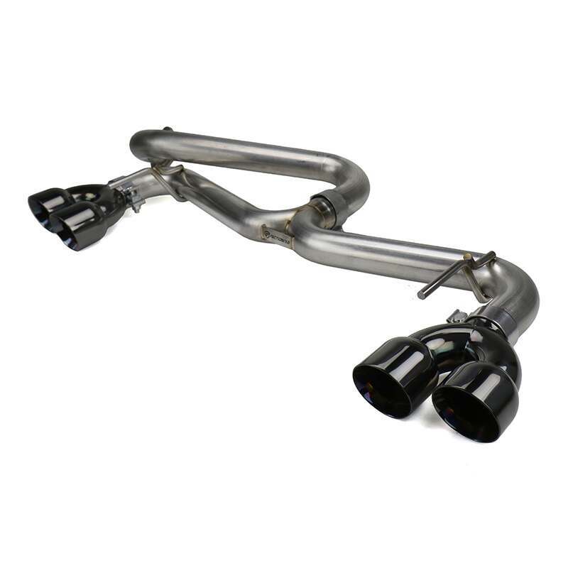 Faction Fab Axle Back Exhaust Black Tip 2008-2014 STi/ 2011-2014 WRX Hatchback - FFA1.10200.3