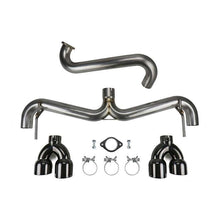 Faction Fab Axle Back Exhaust Black Tip 2008-2014 STi/ 2011-2014 WRX Hatchback - FFA1.10200.3