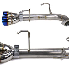 Faction Fab Axle Back Exhaust Burnt Tip 2015-2019 WRX  2015-2018 STi - FFA1.10204.2