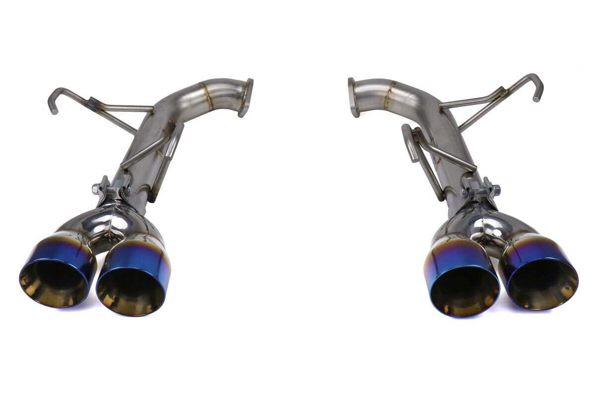 Faction Fab Axle Back Exhaust Burnt Tip 2015-2019 WRX  2015-2018 STi - FFA1.10204.2