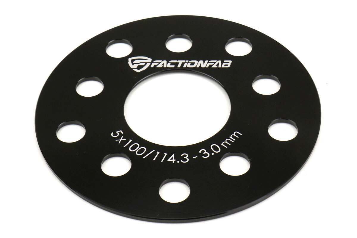 Faction Fab Subaru 5x100   114.3 3mm 6061-T6 Forged Spacer Set - FFA1.10215.1