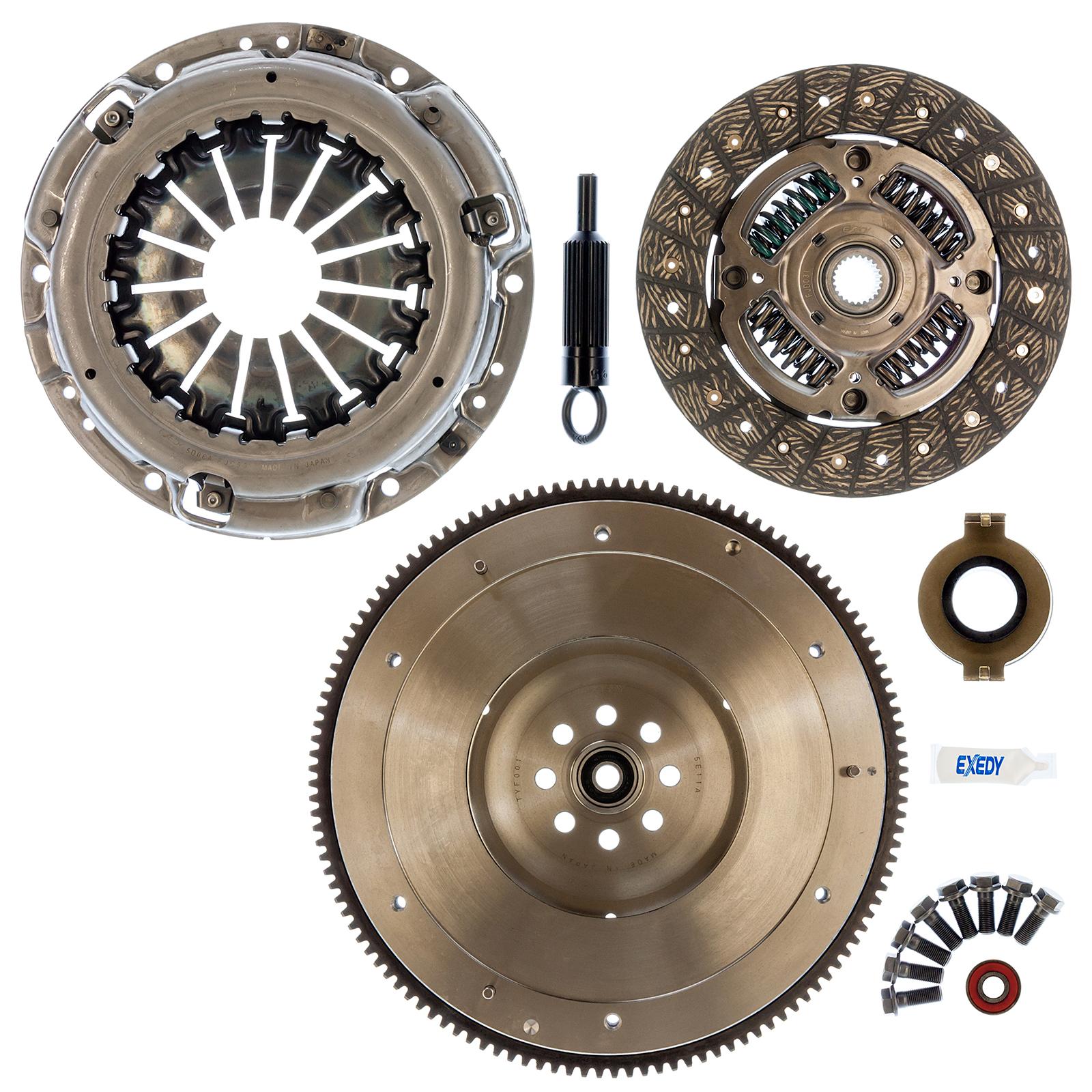 Exedy Racing EXEDY OEM Clutch Kit for Incl Solid FW for Replacement for OEM Dual Mass FW for SUBARU (2005-2006 Legacy, Outback, 9-2X, Baja) - FJK1001FW