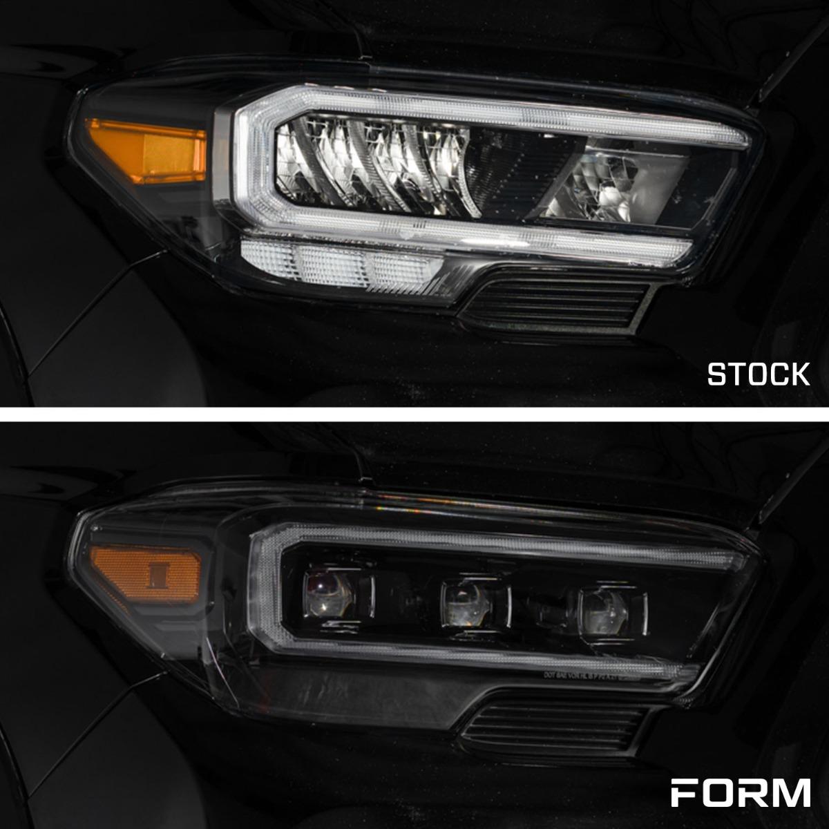 Form Lighting Sequential LED Projector Headlights (Pair) (2016-2022 Toyota Tacoma) - FL0001