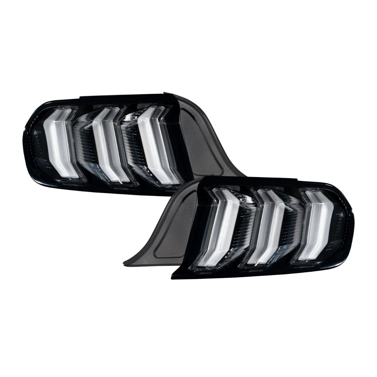 Form Lighting LED Tail Lights - Clear (Pair) (2015-2023 Mustang) - FL0006