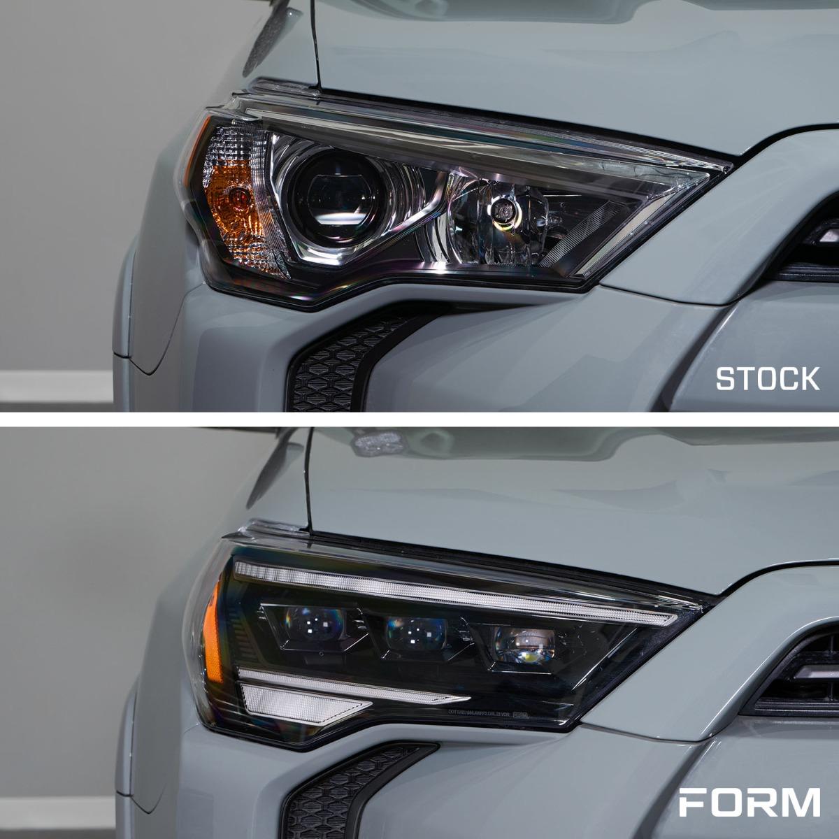 Form Lighting 2014-2024 Toyota 4Runner Sequential LED Projector Headlights Pair - FL0017