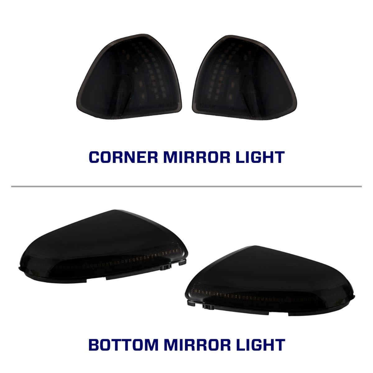 Form Lighting 2009 Ram 1500 LED Mirror Lights Bottom (Pair) - FL0035