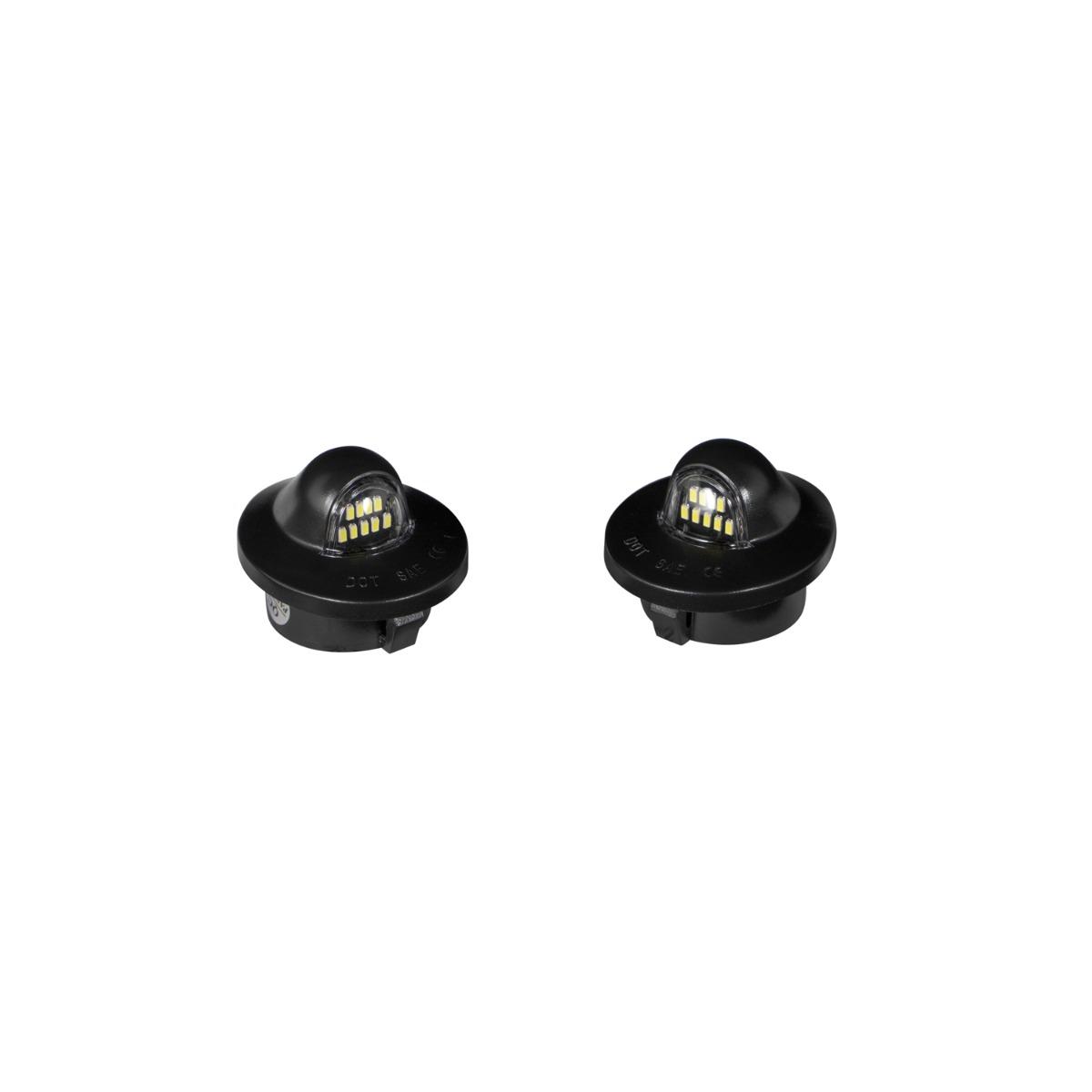 Form Lighting 1990-1998 Ford F-250 LED License Plate Lights Pair, Clear - FL0039-form-lic-1321