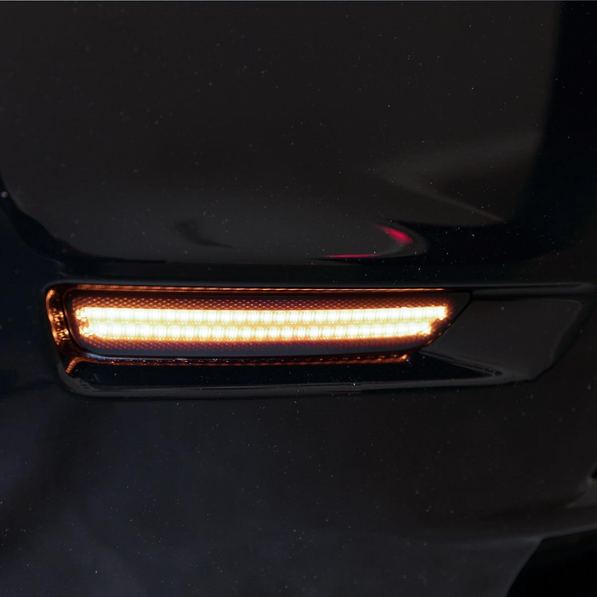 Form Lighting 2010-2014 Ford Mustang LED Sidemarkers Set, Smoke - FL0041-form-sid-1069