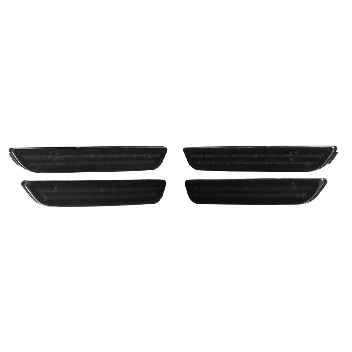 Form Lighting 2010-2014 Ford Mustang LED Sidemarkers Set, Smoke - FL0041-form-sid-1069
