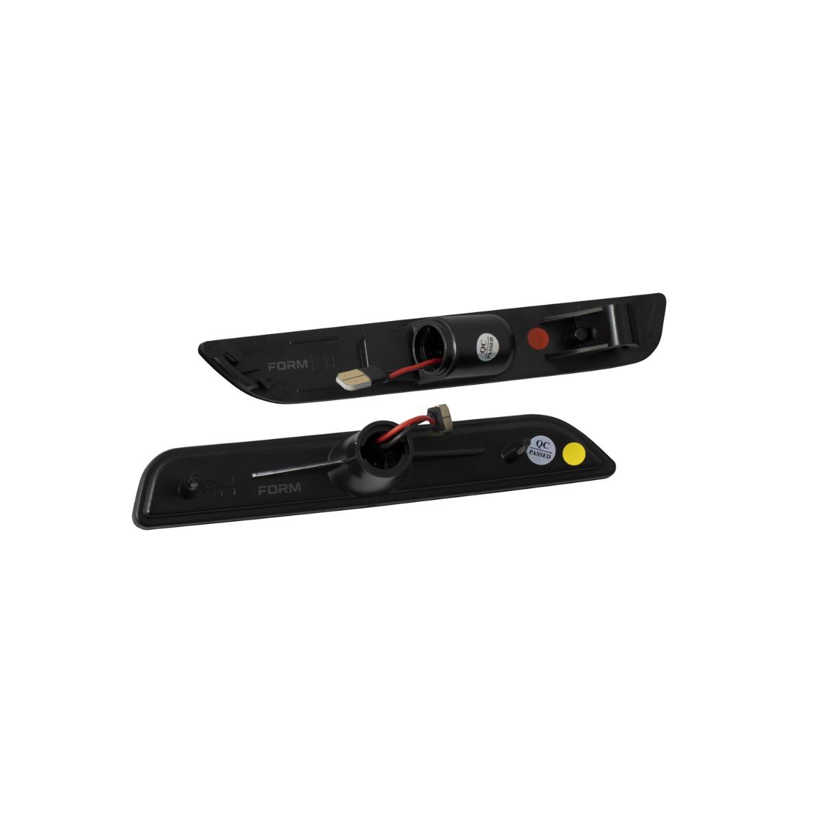 Form Lighting 2010-2014 Ford Mustang LED Sidemarkers Set, Smoke - FL0041-form-sid-1069