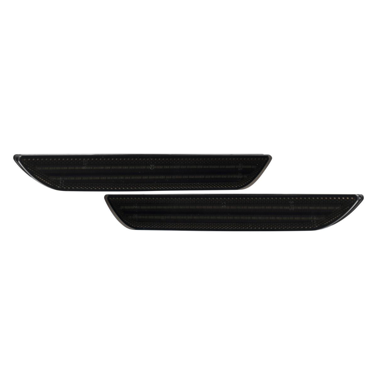 Form Lighting 2015-2023 Ford Mustang LED Sidemarkers Pair, Smoke - FL0042-form-sid-1071