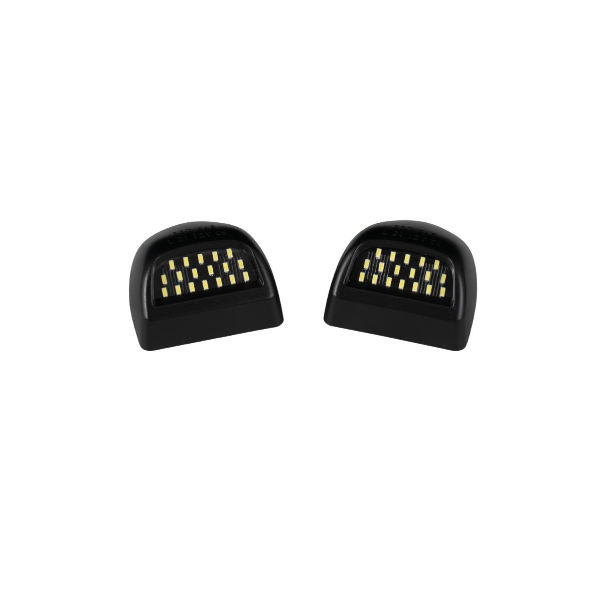 Form Lighting 2000-2006 GMC Yukon LED License Plate Lights Pair, Clear - FL0052-form-lic-1153