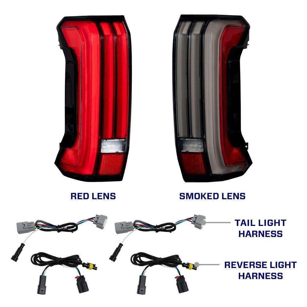 Form Lighting LED Tail Lights Red (pair) (2022-2025 Toyota Tundra) - FL0078