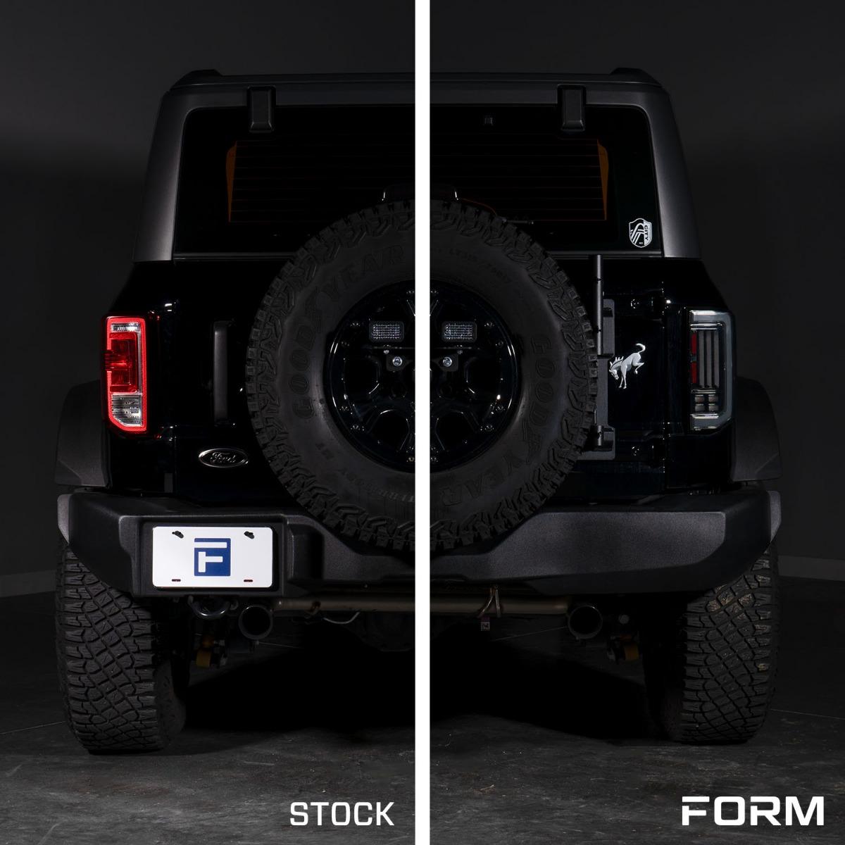 Form Lighting Tail Lights - Smoked (2021-2025 Ford Bronco) - FL0086