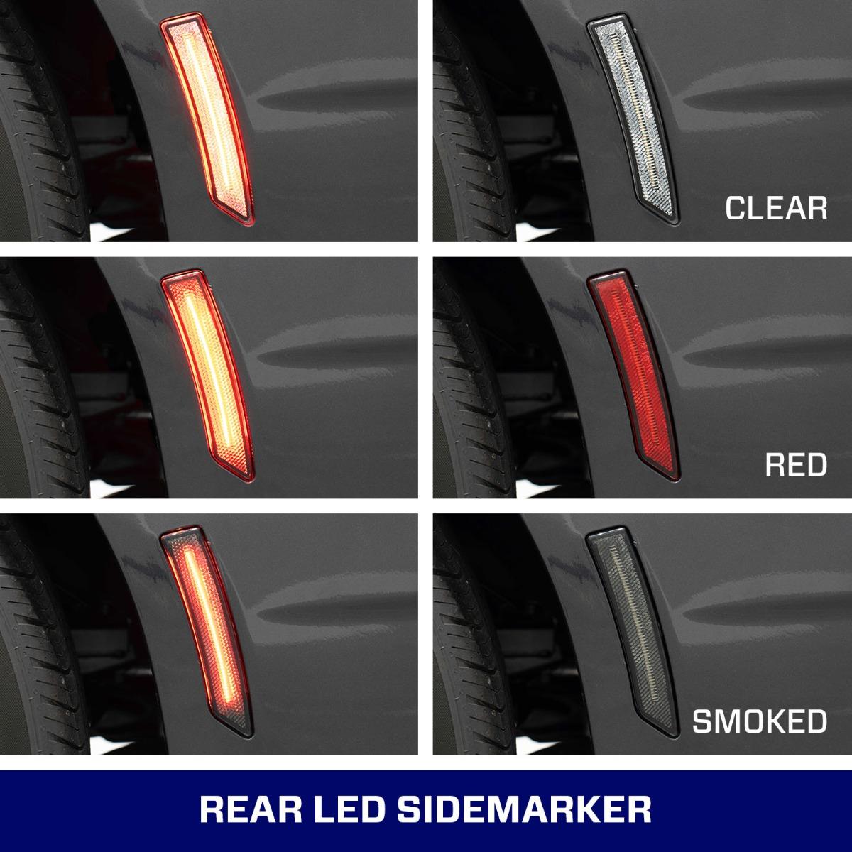 Form Lighting LED Sidemarkers - OEM (Set) (2024-2026 Mustang) - FL0090