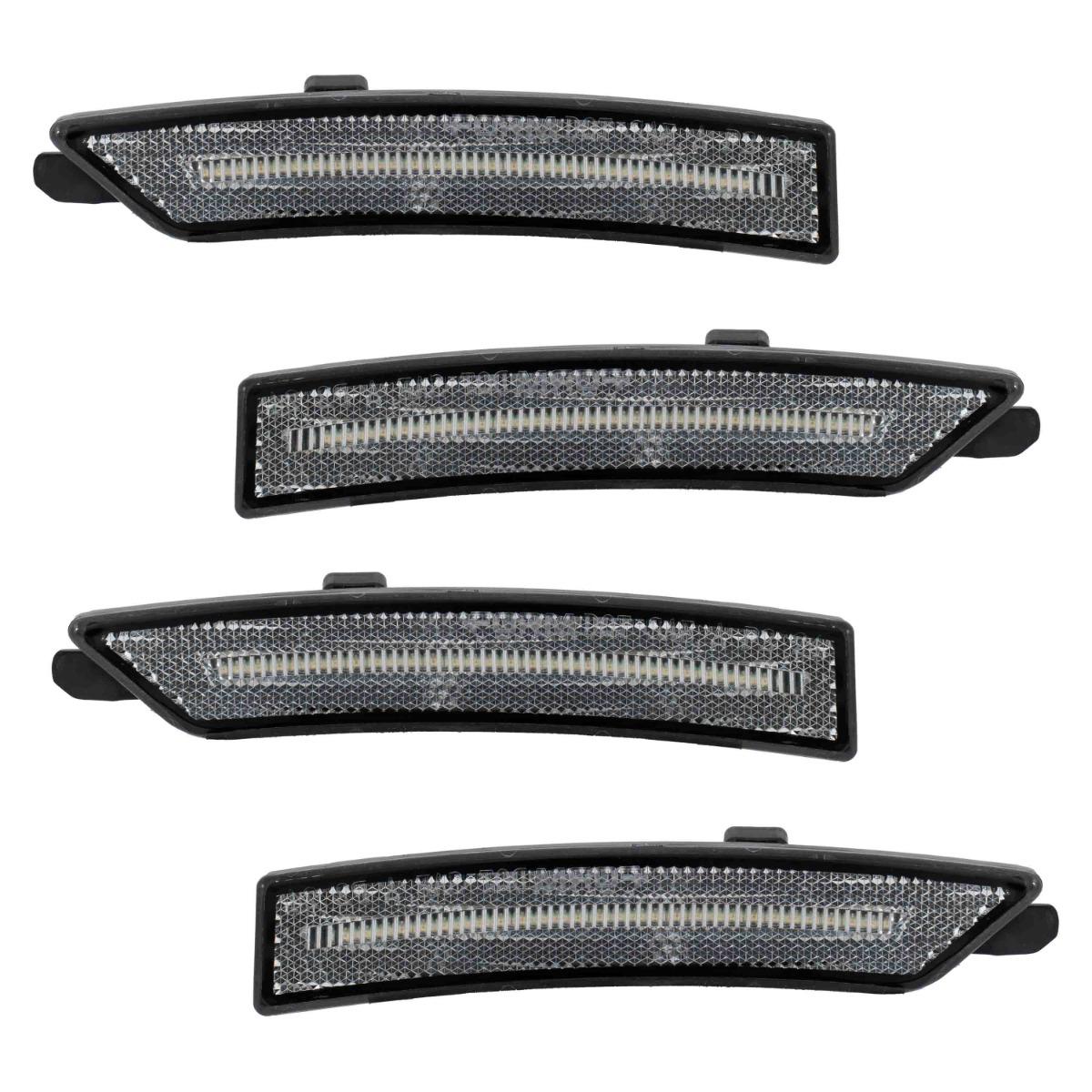Form Lighting LED Sidemarkers - Clear (Set) (2024-2026 Mustang) - FL0092