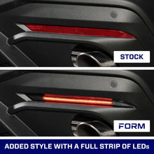 Form Lighting LED Rear Reflectors (Set) - Red (2018-2025 Mustang) - FL0094