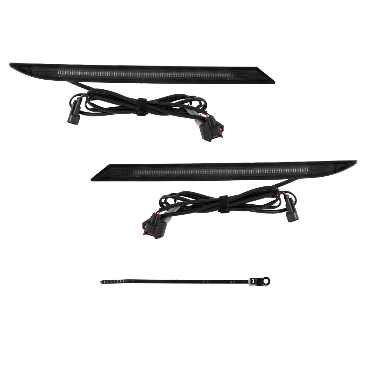 Form Lighting LED Rear Reflectors (Set) - Red (2018-2025 Mustang) - FL0094