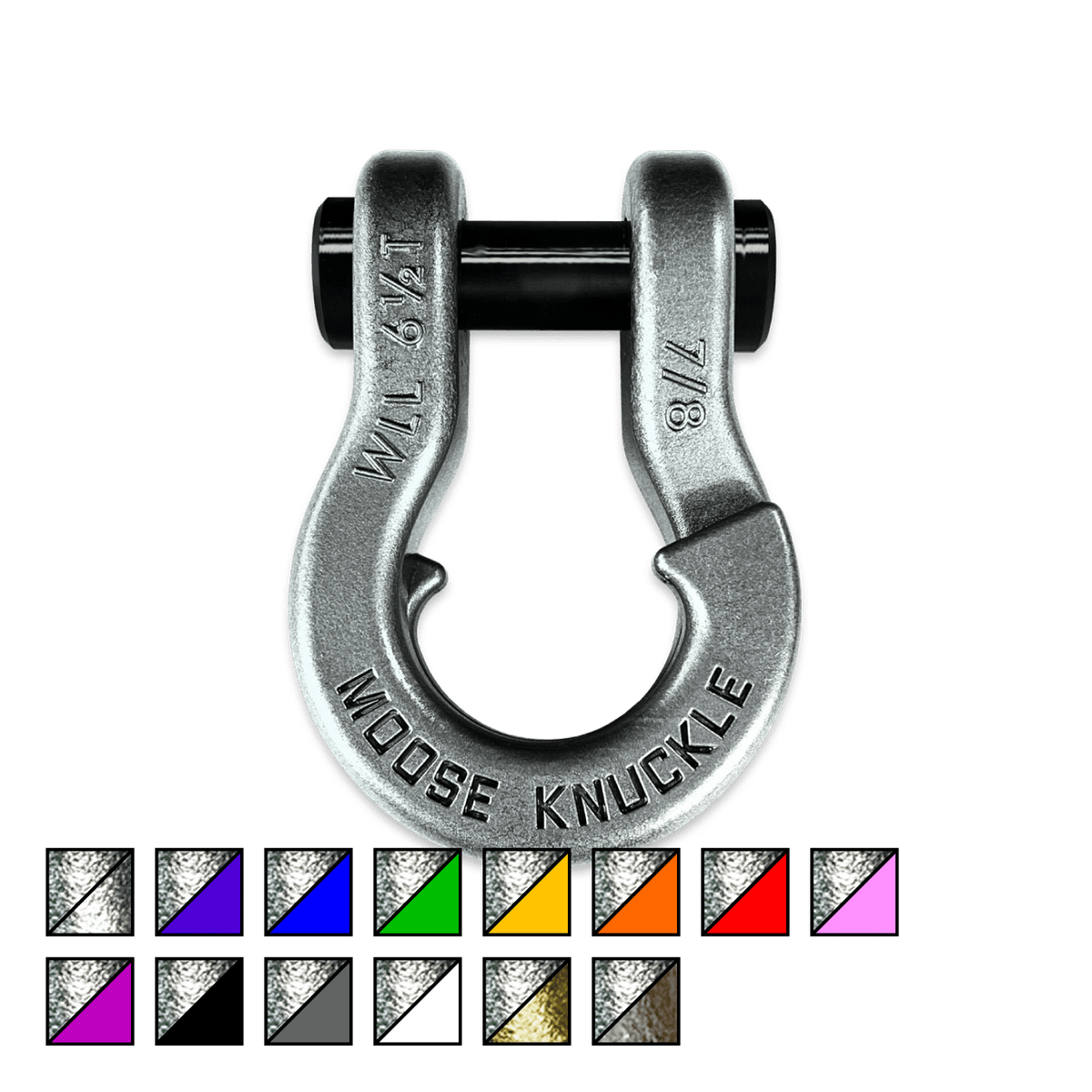 Moose Knuckle Offroad Jowl Recovery Split Shackle 7/8 Nice Gal - FN000047-012