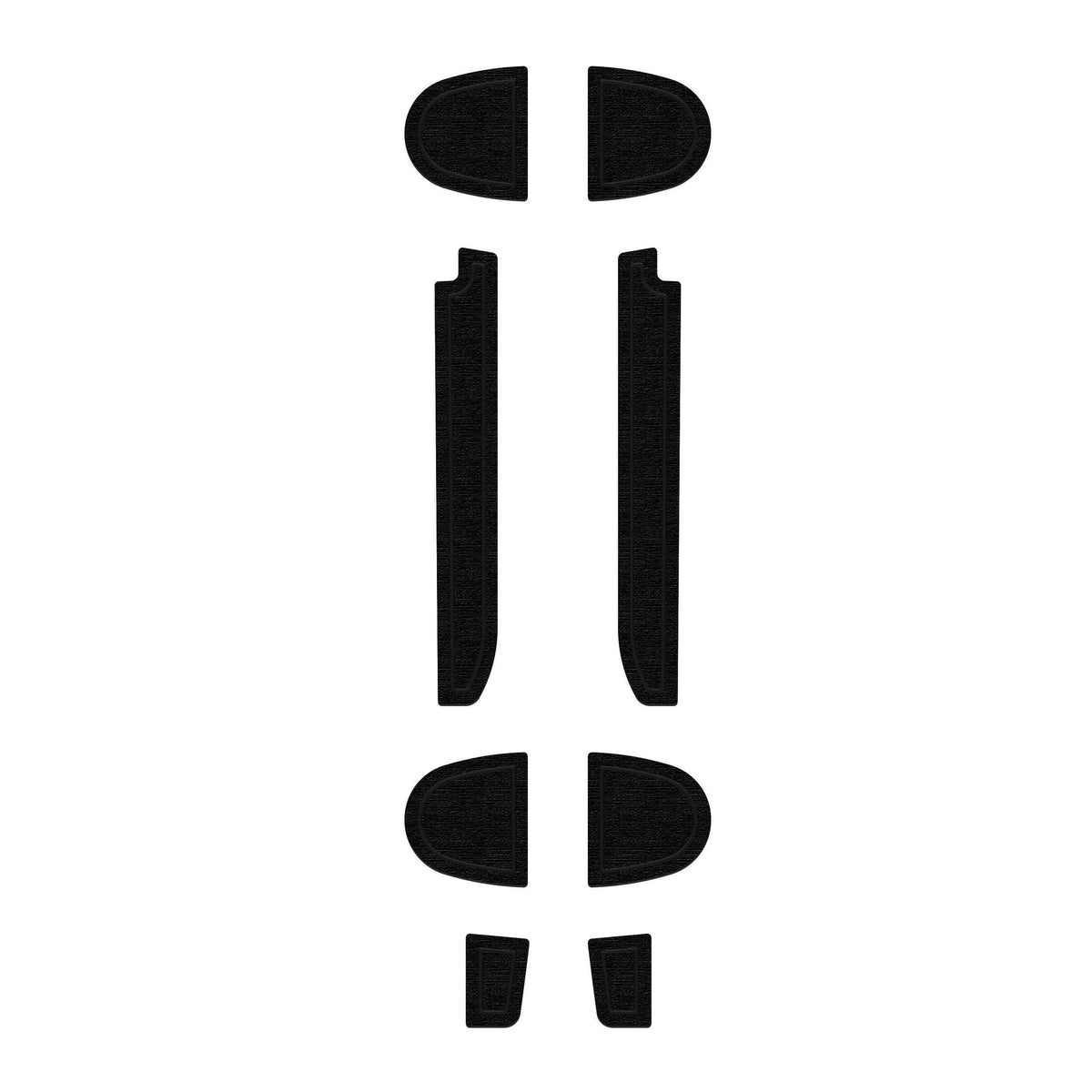 TUFSKINZ Crew Cab Door Cubby Foam Inserts (2022-2024 Frontier) - FNT009-FBK-X