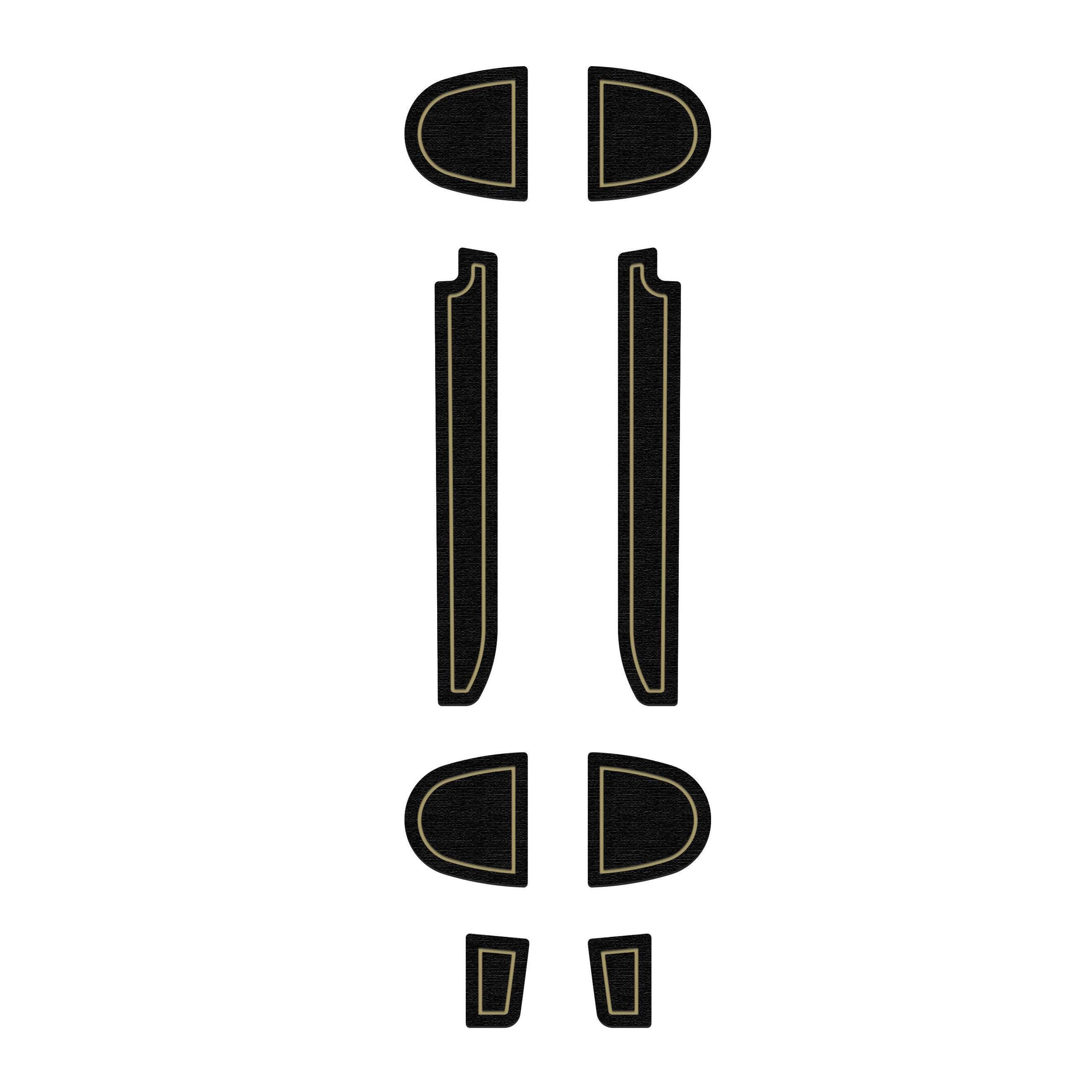 TUFSKINZ Crew Cab Door Cubby Foam Inserts (2022-2024 Frontier) - FNT009-FTN-X