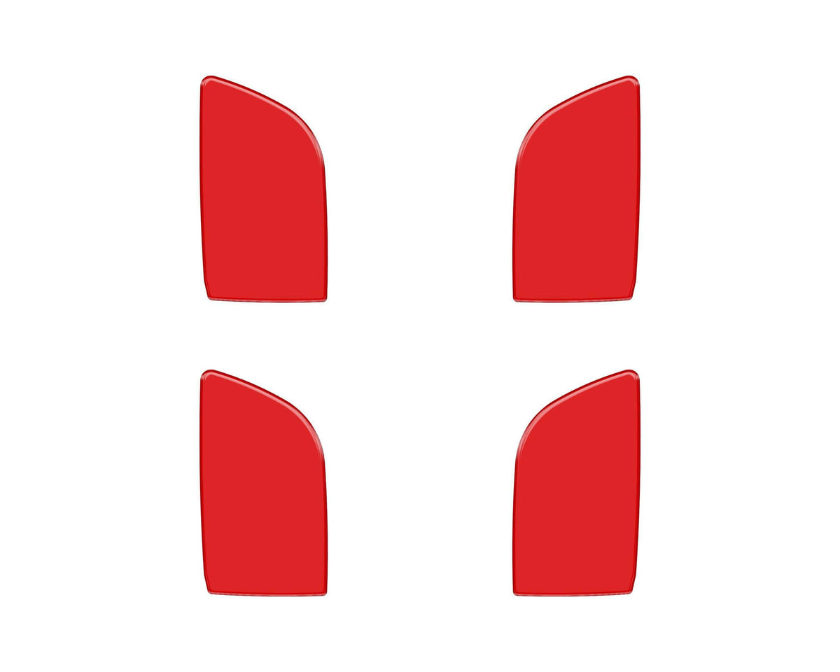 TUFSKINZ Crew Cab Interior Door Handle Inserts (2022-2024 Frontier) - FNT017-RED-G