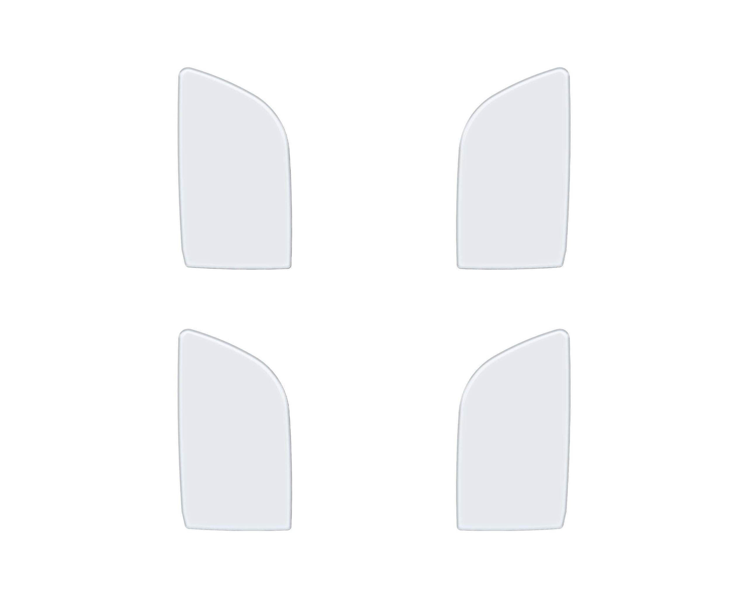 TUFSKINZ Crew Cab Interior Door Handle Inserts (2022-2024 Frontier) - FNT017-WHT-G