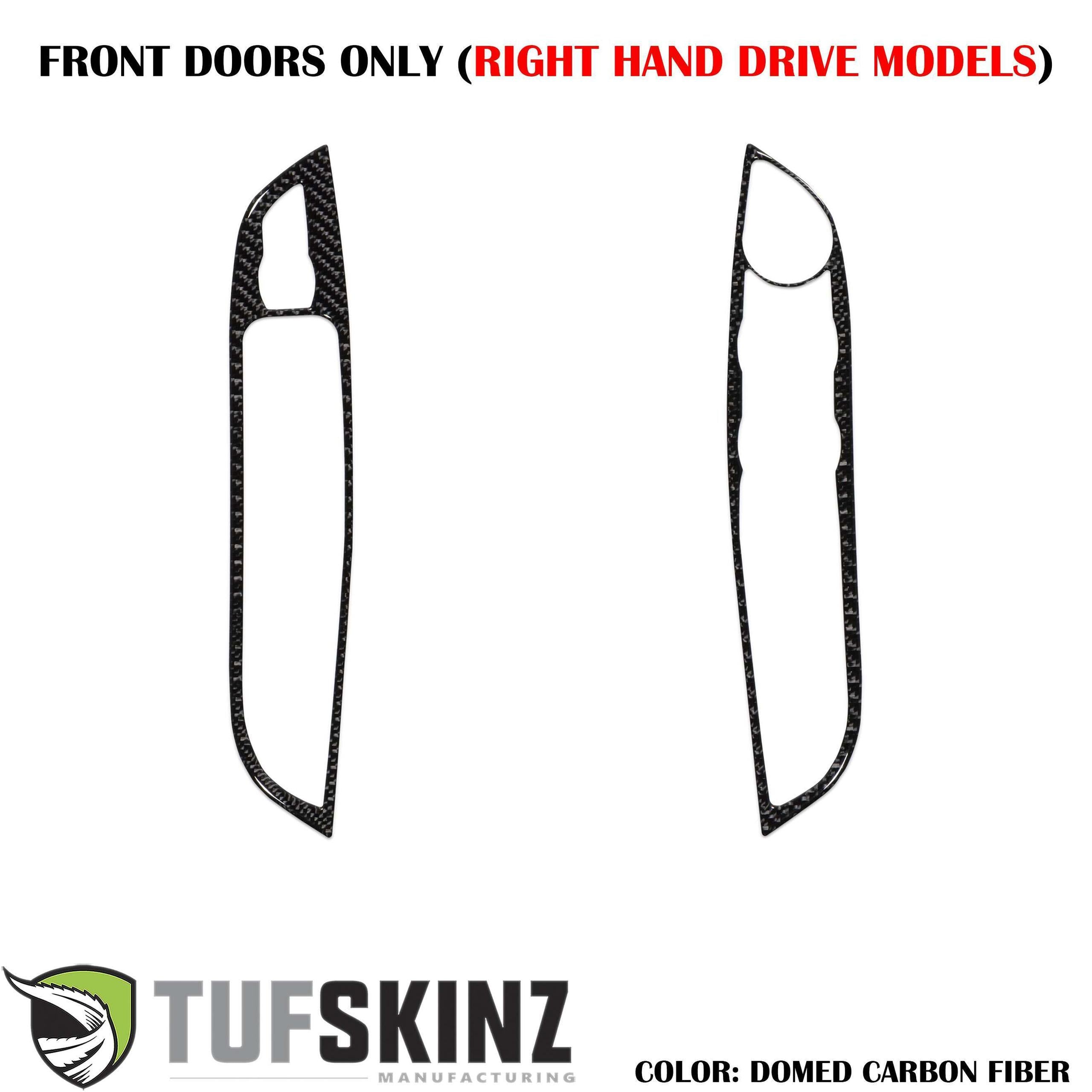 TUFSKINZ (RHD)Interior Door Switch Panel(Front) Accent Trim (2015-2018 Focus) - FOC031-DCF-G