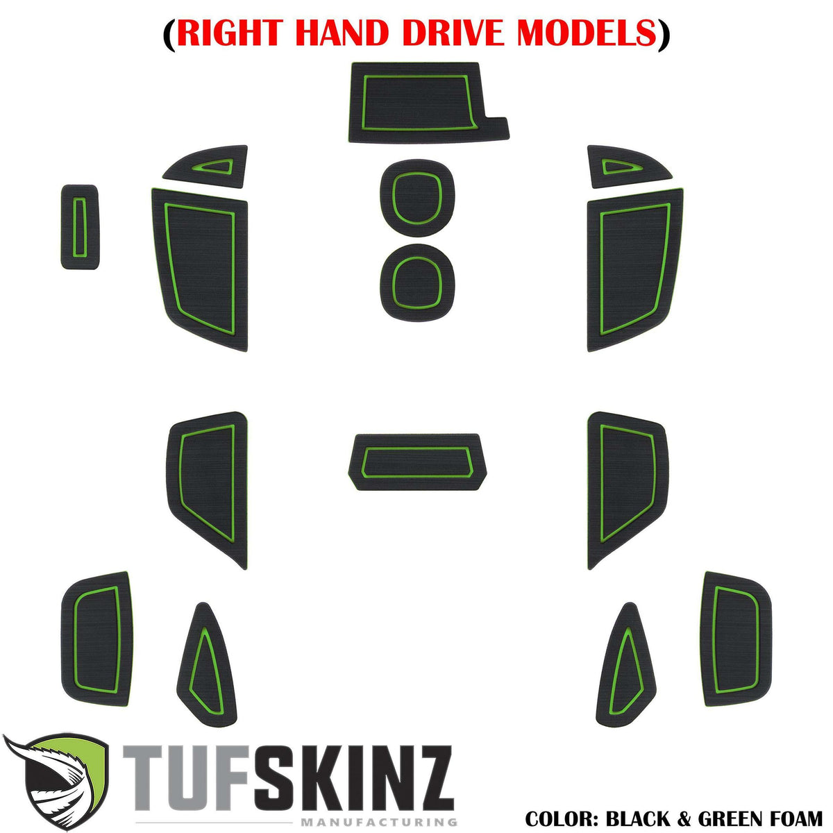 TUFSKINZ (RHD)Interior Foam Inserts (2016-2018 Focus) - FOC038-FGN-X