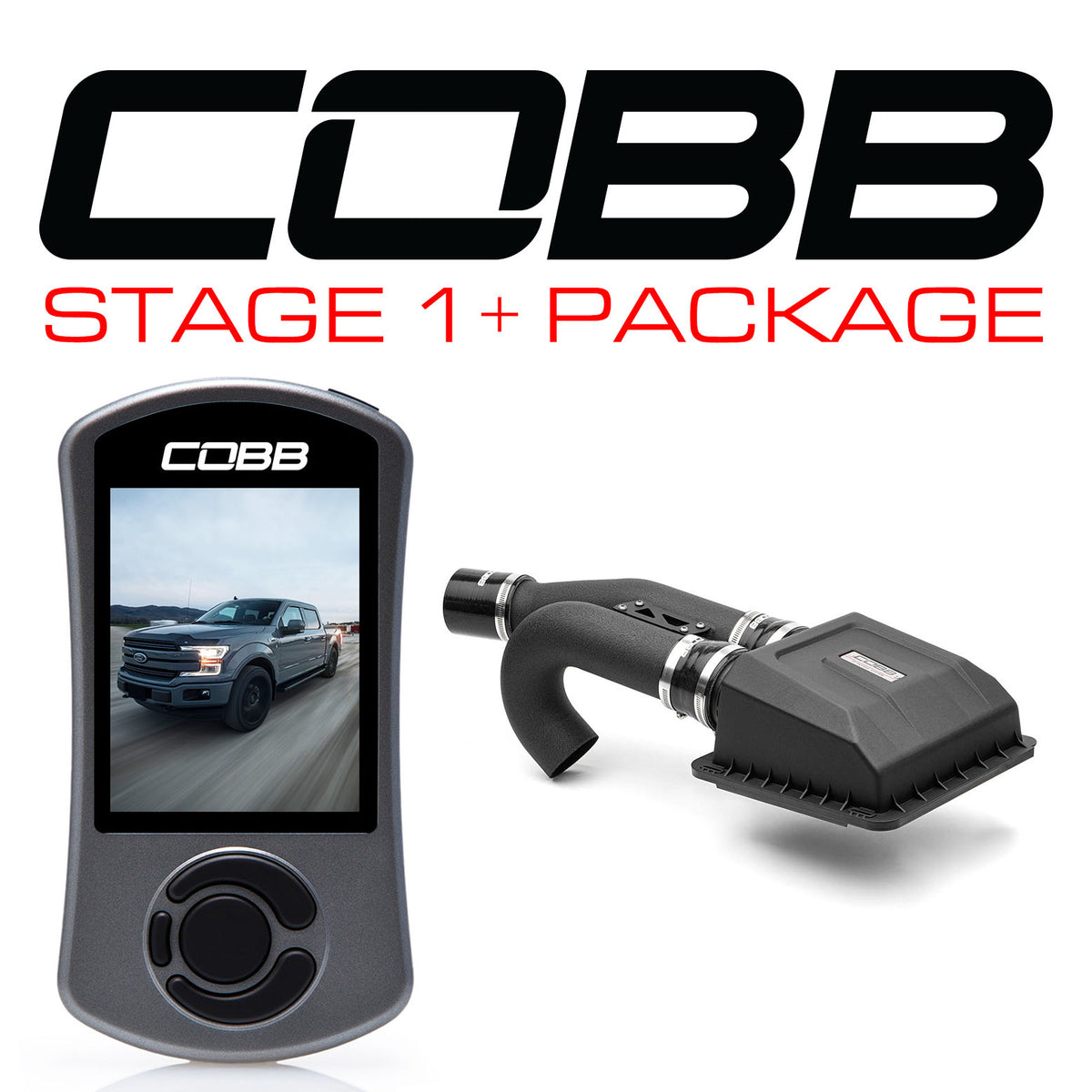 Cobb 17-19 Ford F-150 EcoBoost 3.5L Stage 1+ Power Package w/TCM