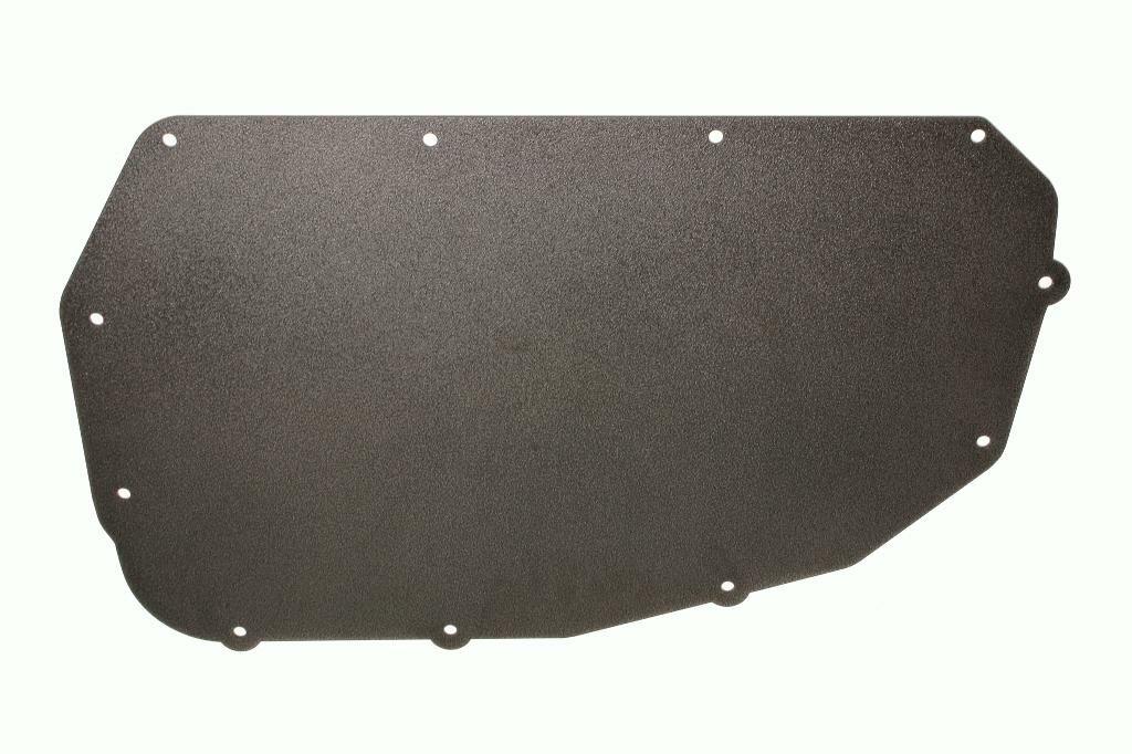 BMR FP001H Black A/C Delete Panel, Aluminum G-Body 1978 - 1987 Buick, Chevy, Oldsmobile, Pontiac