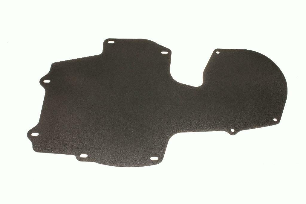 BMR FP002H Black A/C Delete Panel, Aluminum 2nd Gen F-Body 1970 - 1981 Chevrolet Camaro, Pontiac Firebird
