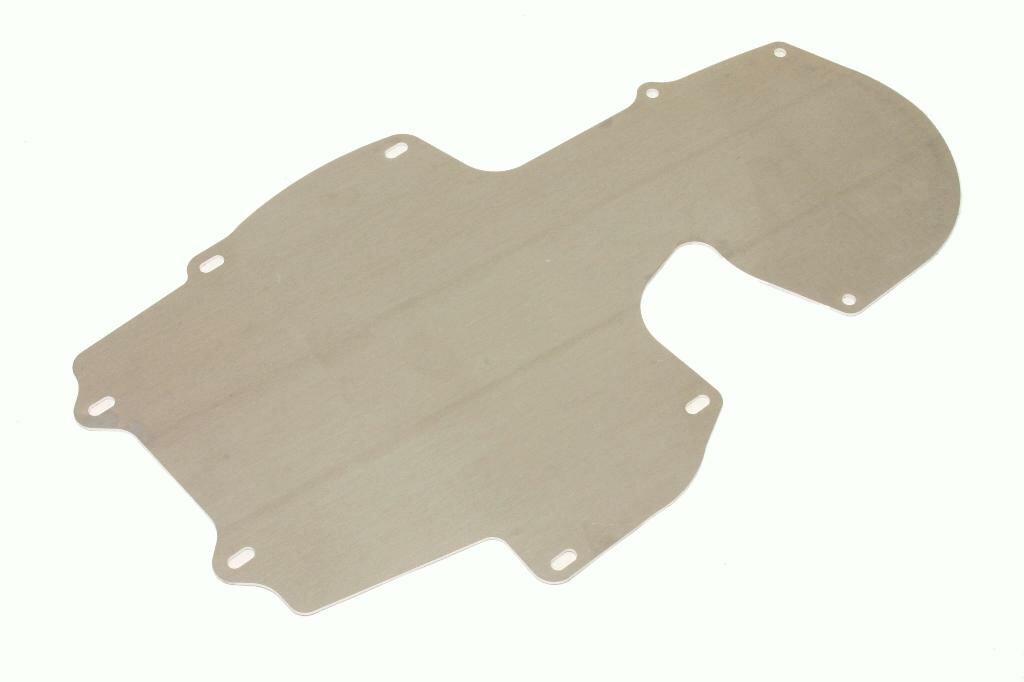 BMR FP002L Bare W/ BMR Logo A/C Delete Panel, Aluminum 2nd Gen F-Body 1970 - 1981 Chevrolet, Pontiac