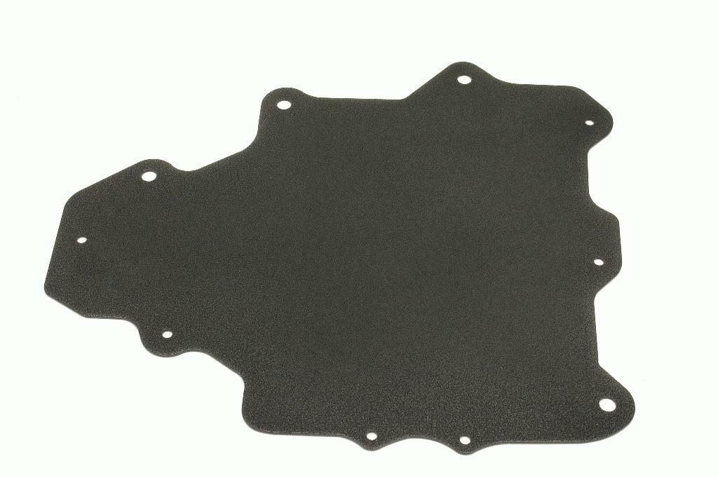 BMR FP003H Black A/C Delete Panel, Aluminum 4th Gen F-Body 1993 - 2002 Chevrolet Camaro, Pontiac Firebird