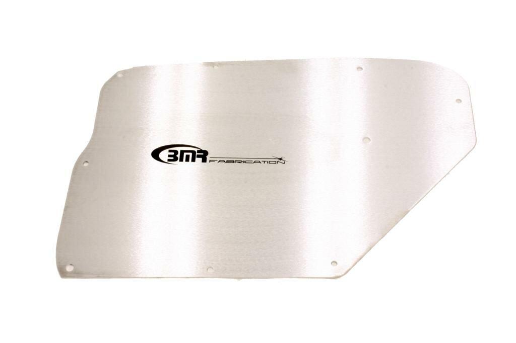 BMR FP006L Bare W/ BMR Logo A/C Delete Panel, Aluminum A-Body 1964 - 1967 Buick, Chevy, Oldsmobile, Pontiac