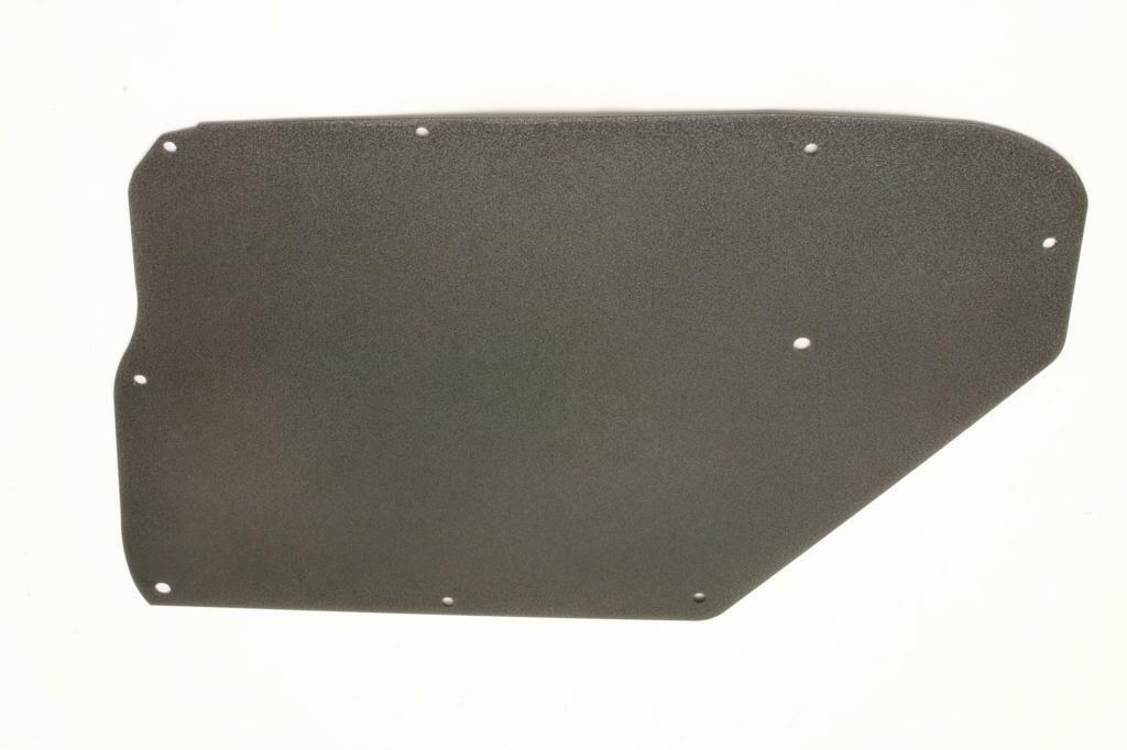 BMR FP006H Black A/C Delete Panel, Aluminum A-Body 1964 - 1967 Buick, Chevy, Oldsmobile, Pontiac