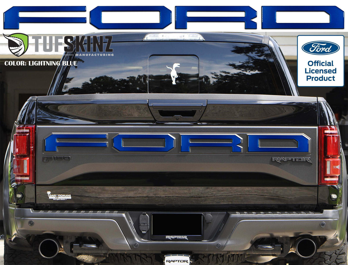 TUFSKINZ FORD Raptor Tailgate Overlays (2019-2020 F-150) - FRD025-GBL-G