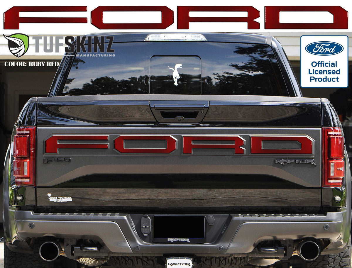TUFSKINZ FORD Raptor Tailgate Overlays (2019-2020 F-150) - FRD025-SNR-G