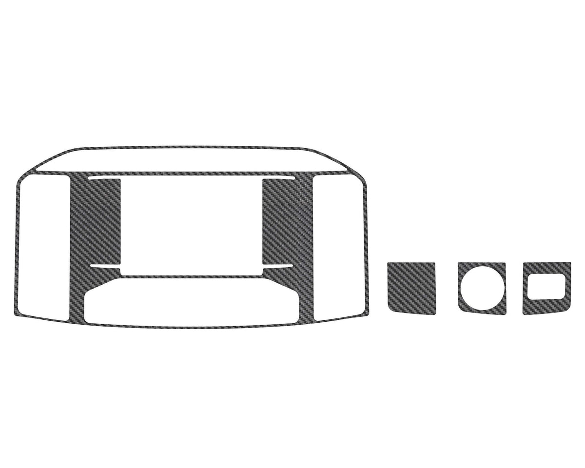 TUFSKINZ 8" Center Stack Screen Accent Trim (2021-2023 F-150) - FRD037-RCF-X